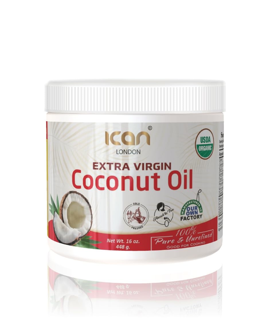 PURE & UNREFINED COCONUT OIL (448g) image 0