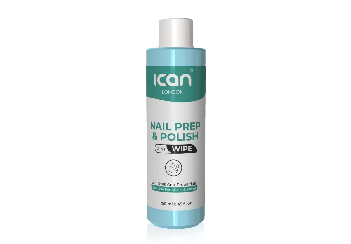 Nail Prep & Polish 2 in 1 Wipe Gel Polish Residue Cleaner image 0