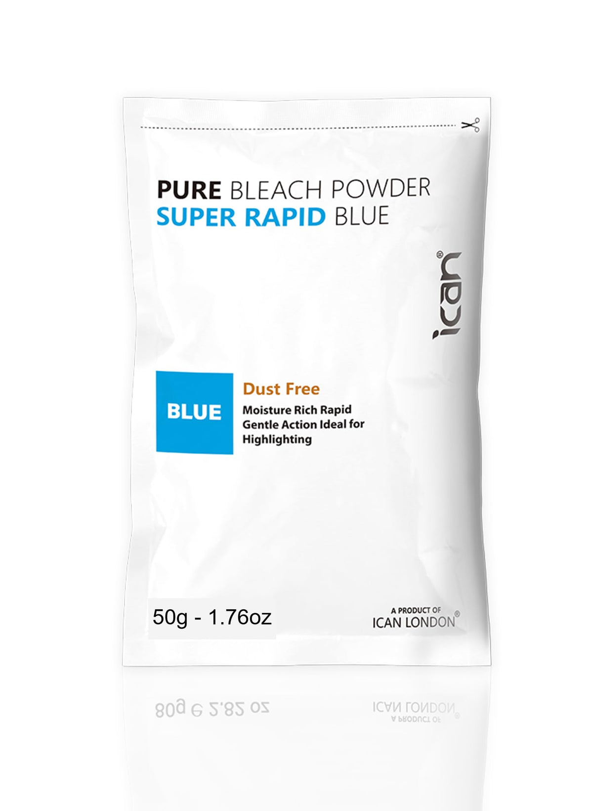 Dust Free Rapid Blue Hair Bleach Powder - 50 G image 0